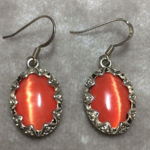 Coral Drop Earrings.